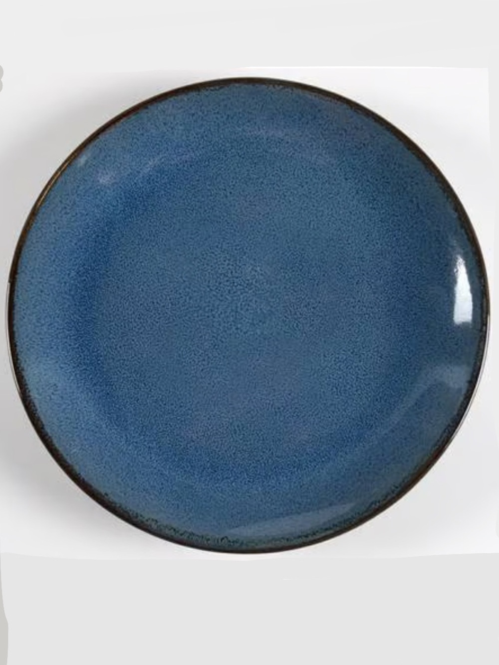 Threshold Belmont Blue Stoneware Dinner Plates- 10”